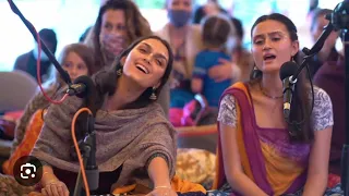 Revati & Kairava | Hare Krishna |day2-Kirtan Mela #iskcon washington Dc biggest temple opening 2024