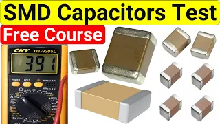 SMD capacitor test with a multimeter, how to test SMD capacitor, complete Tutorial