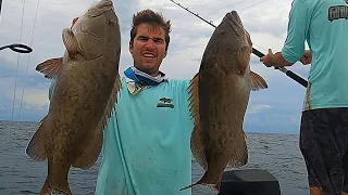Insane Shallow Water Grouper Fishing! On a 19 Foot Boat (Limited Out)