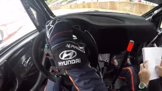 Hayden Paddon POV Helmet Camera - Rally Legend 2016 - Hyundai i20 WRC