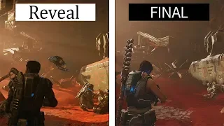 Gears 5 | E3 2018 vs Final Version | Gameplay Trailer Comparison