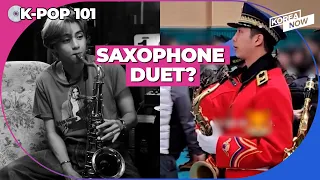 BTS RM is now a military band saxophone player!