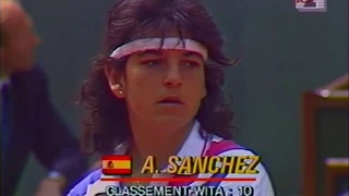 Arantxa Sanchez-Vicario vs Mary Joe Fernandez 1989 RG Highlights