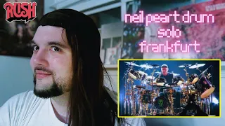 Drummer reacts to Neil Peart's Drum Solo in Frankfurt -- "Rush"