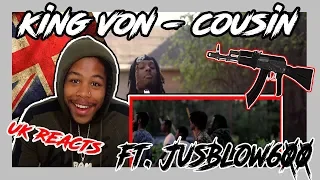 King Von - Cousins ft. JusBlow600 REACTION