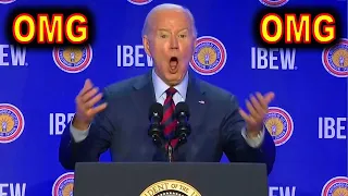 Frail Joe Biden was a DISASTER at IBEW Speech Today.....