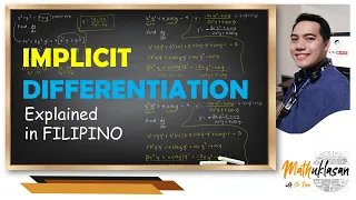 Implicit Differentiation || Differential Calculus in Filipino