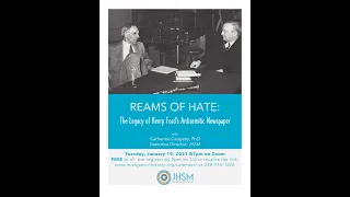 Reams of Hate: The Legacy of Henry Ford's Antisemitic Newspaper