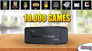 Análise do NOVO Game Stick Lite com 10.000 Games de Videogames