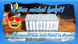 Coin roll hunting Nickels! 1 Box hunt!