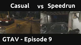 Casual VS Speedrun in GTAV #9 - Flying Fast, Driving Faster