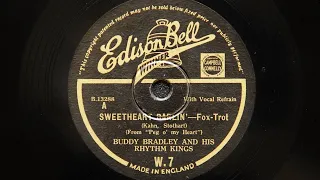 Buddy Bradley & His Rhythm Kings (Freddie Martin) - Sweetheart Darlin' (1933)