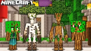 RODZINA DRZEW W MINECRAFT || MINECRAFT RODZINA