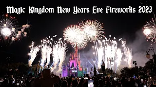 Magic Kingdom New Years Eve 2023 Fireworks - Fantasy in the Sky Full Show in 4K | Walt Disney World