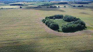 Remains Of Former RAF Ludford Magna By Drone