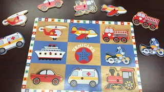 Melissa and Doug Vehicles Puzzle