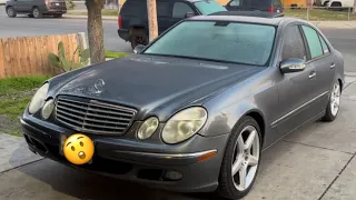 E500 W211 problem ,My first vlog! Plus muffler delete exhaust sound.