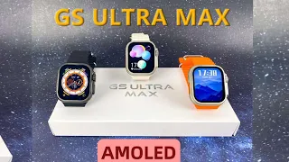 GS Ultra Max Apple Watch Ultra clones -Bluetooth-IP68-NFC-2.12-inch AMOLED screen-320 mAh 49 MM✅⚡️🔥
