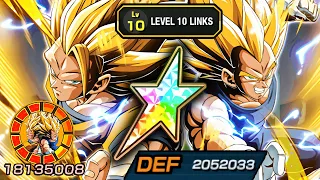 100% LR SSJ3 GOKU & SSJ2 VEGETA ➜ SPIRIT BOMB GOKU LEVEL 10 LINKS! Dragon Ball Z Dokkan Battle