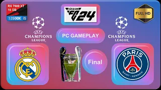 FC 24 | Real Madrid vs PSG, UCL 23/24 Final, Penalty Shootout & Full Match | 1080p@60FPS