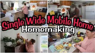 My Mobile Home Is A Wreck / Husband Helps Me Clean / Quick & Easy Dinner Idea / Mobile Home Living