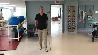 How to walk with a cane