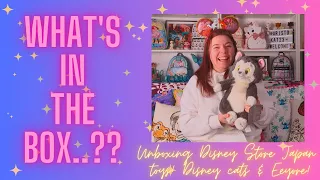 Disney haul! Unboxing Disney Store Japan Toys Lucifer | Marie | Figaro and Cherry Blossom Eeyore!