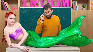 Mermaid at College! / 8 DIY Mermaid College Supplies