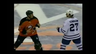 Maple Leafs - Islanders rematch rough stuff 12/6/02