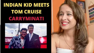 INDIAN KID MEETS TOM CRUISE | REACTION | VANSHIKA | REELWORLD9 #carryminati #vanshika #reelworld9