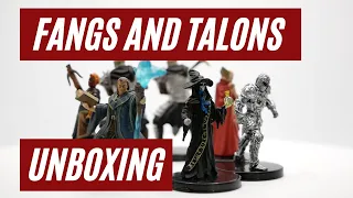 D&D Icons of the Realms Fangs and Talons Miniatures Unboxing