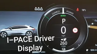 I-PACE Driver display