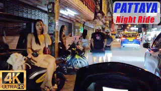 [4K] Pattaya Night Ride, How is Pattaya Streets at Night Time ?