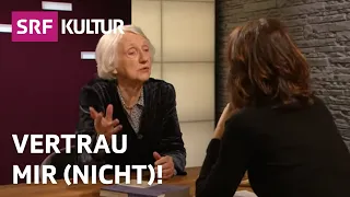 Ist Vertrauen gut – oder Kontrolle besser? Onora O'Neill im Gespräch | Sternstunden SRF Kultur