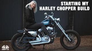 Building My Harley Davidson Hardtail Chopper / The Start