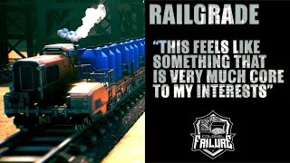 Railgrade gameplay | Futuristic train game