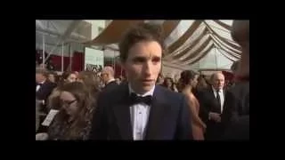 oscars 2015 - eddie redmayne in the oscars 2015 interview