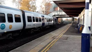 Class 323 departing with epic wheel slip!