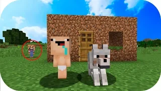 BEBE NOOB PRIMERA VES JUGANDO MINECRAFT #3