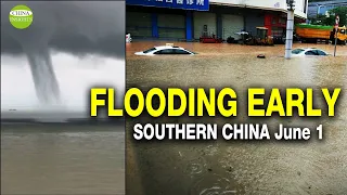 Floods arrive early in China/Wuhan highest water level in May history/Tornado & more-Extreme Weather