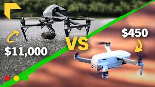 DJI Mini 2 vs $11,000 Hollywood Movie Drone