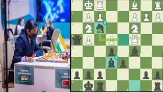 The Game Ends In A Draw Despite Vaishali's 2 Brilliant Move
