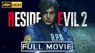 RESIDENT EVIL 2 REMAKE (PS5) All Cutscenes (LEON STORY) Game Movie [4K/60FPS HDR]