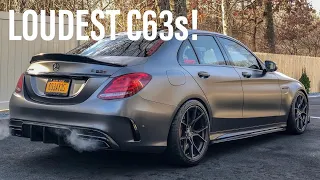 STRAIGHT PIPED the Mercedes AMG C63s?!