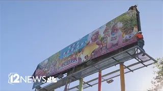 Anti-Trump billboard installed in Phoenix, President Biden coming to Arizona