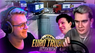 Вованыч ЖОСТКО пранканул Братишкина и Мазеллова | Euro Truck Simulator 2 | Нарезка стрима ФУГА TV