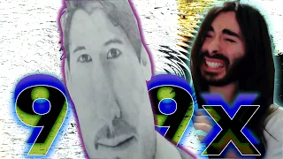 Penguinz0 Laughing hysterically at his Markiplier Art | 999x speed