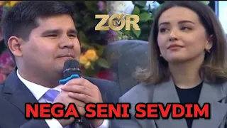 Nega seni sevdim - Bekzod Haqqiyev Zoʻr tv kanalida