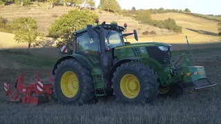 🟢 Décompactage 2022 en coteaux [John Deere 6195R et Maschio Attila]🟡