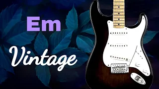 Vintage Rock Groove Backing Track in E Minor